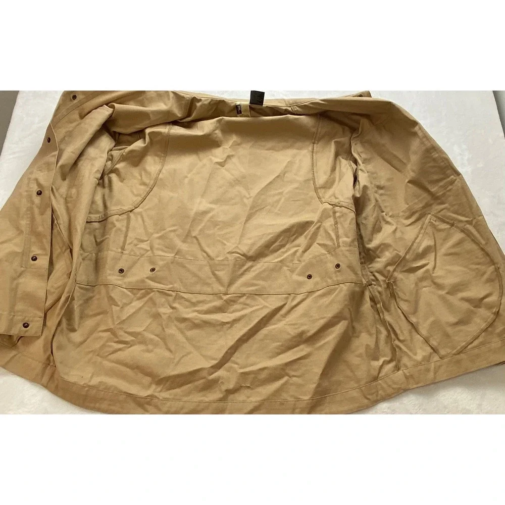 State Property Standard Issue Men Tan‎ Ripstop Field Jacket XL Packable Hood